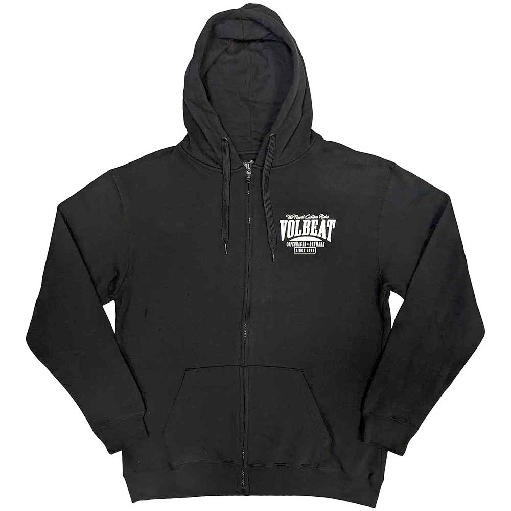 Volbeat - Louder And Faster Zip hoodie - Black